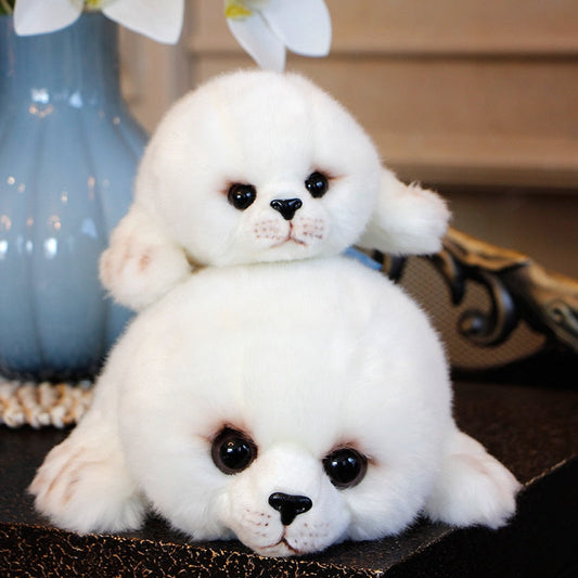 Soft Cute Seals Plush Toy Stuffed Doll Big-Eyes Animal