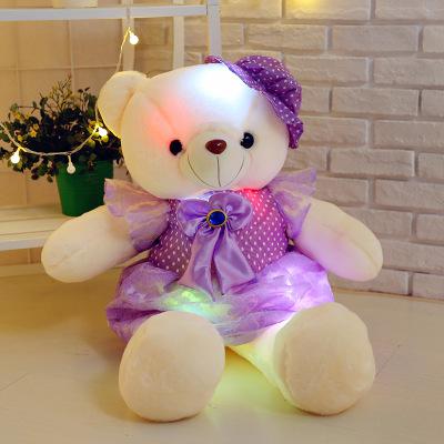 Valentine's Day Present Creative Light Up Led Teddy Bear Toys