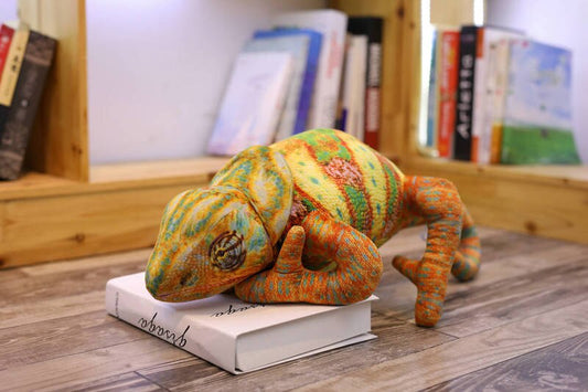 Huge Size Real Like Lizard Chameleon Plush Toys