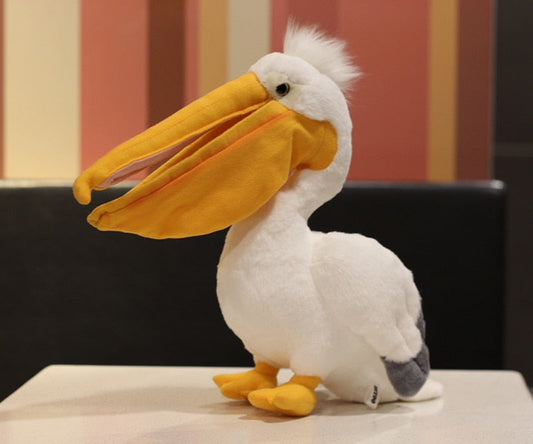 Lifelike Pelican Stuffed Toys Soft Big Mouth Doll Gifts