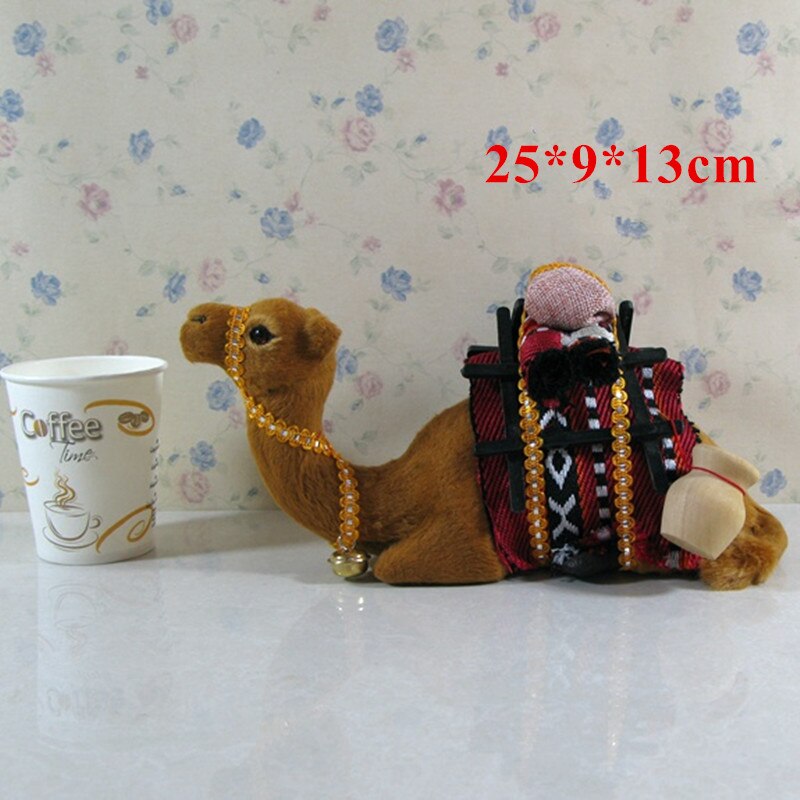 Simulation Plush Stuffed Camel Doll Decoration Ornaments