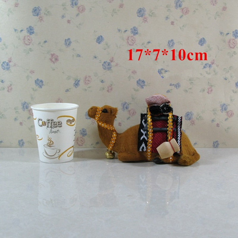 Simulation Plush Stuffed Camel Doll Decoration Ornaments