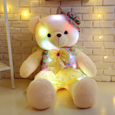 Valentine's Day Present Creative Light Up Led Teddy Bear Toys