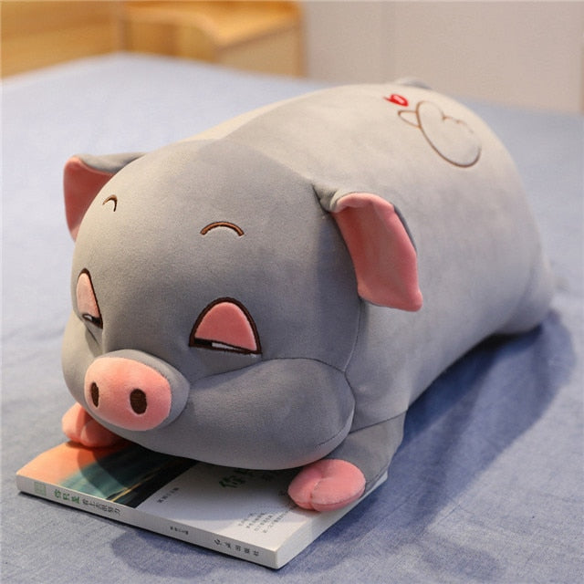 Kawaii Hamster Sleeping Pig Plush Toys Animal Crossing Blanket Pillow