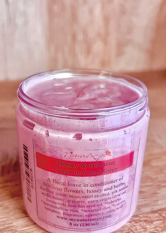Honey & Hibiscus Leave In Conditioner 8 oz (detangler)