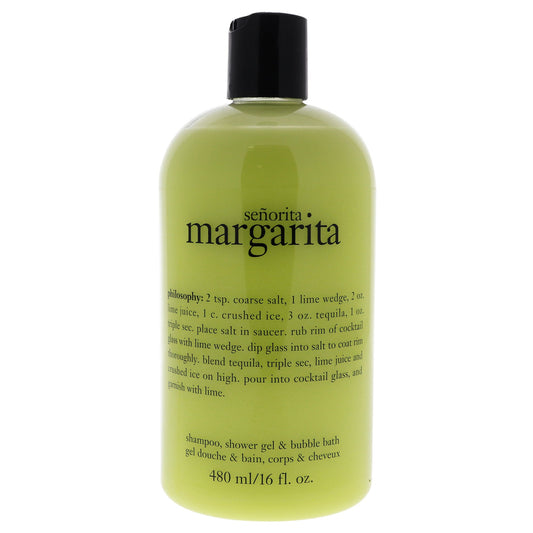 Senorita Margarita by Philosophy for Unisex 16 oz Shampoo, Shower Gel and Bubble Bath
