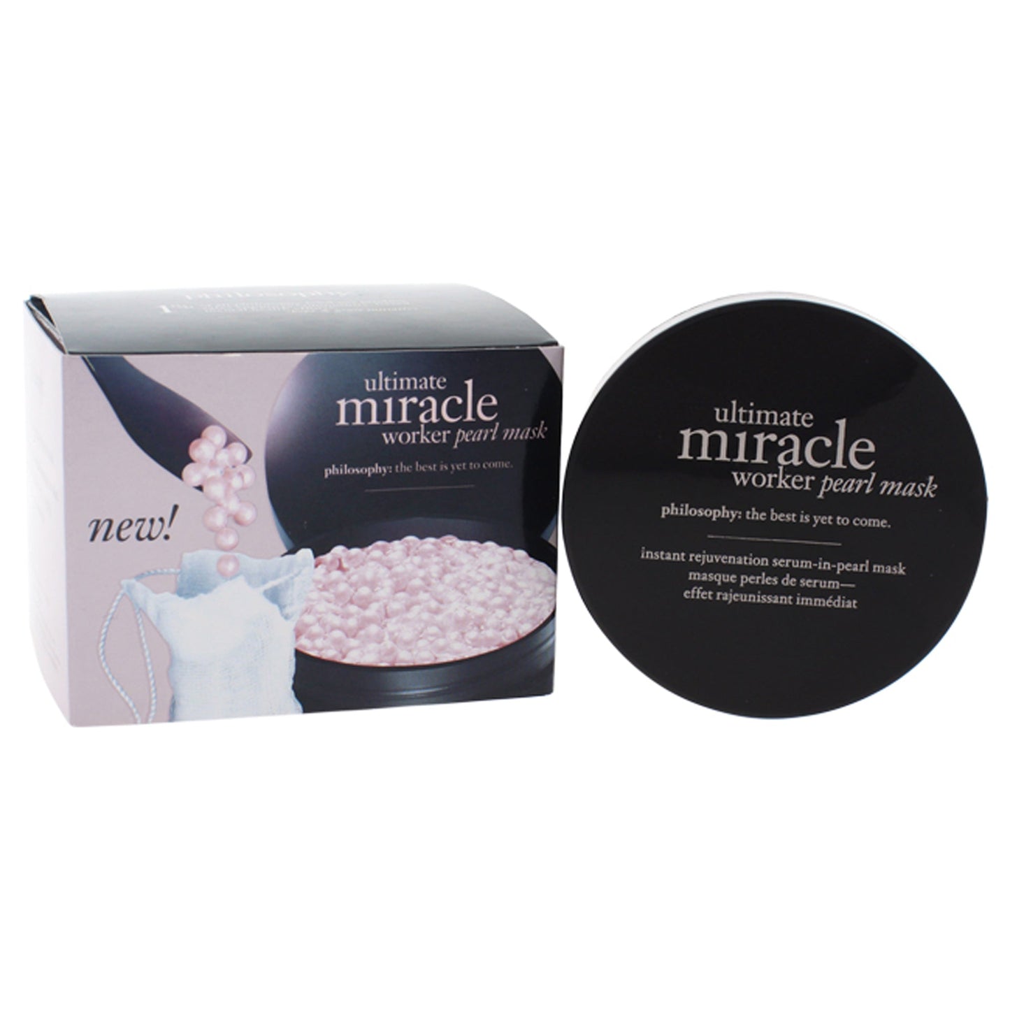 Ultimate Miracle Worker Serum-in-Pearl Mask by Philosophy for Women 0.85 oz Mask
