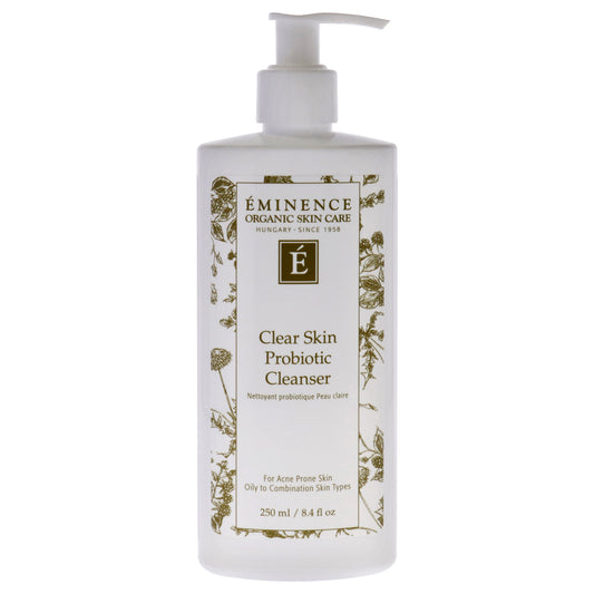 Clear Skin Probiotic Cleanser by Eminence for Unisex 8.4 oz Cleanser