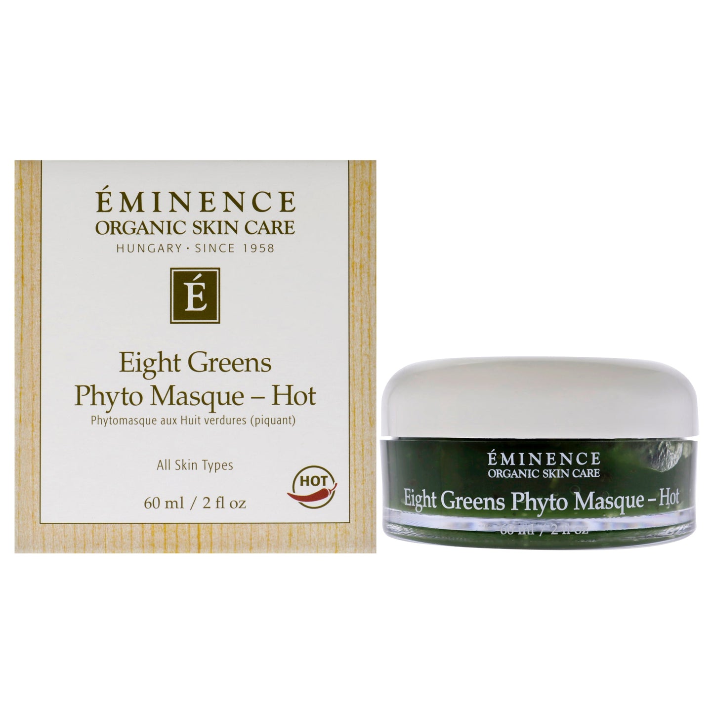 Eight Greens Phyto Masque - Hot by Eminence for Unisex 2 oz Mask