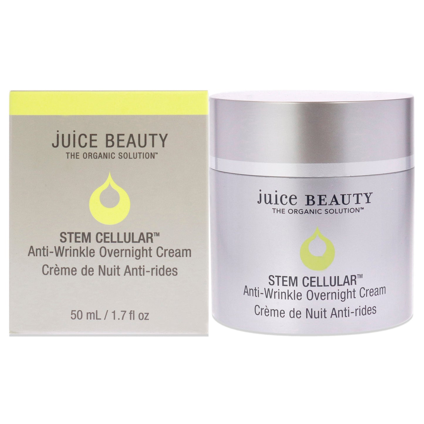 Stem Cellular Anti-Wrinkle Overnight Cream by Juice Beauty for Women - 1.7 oz Cream