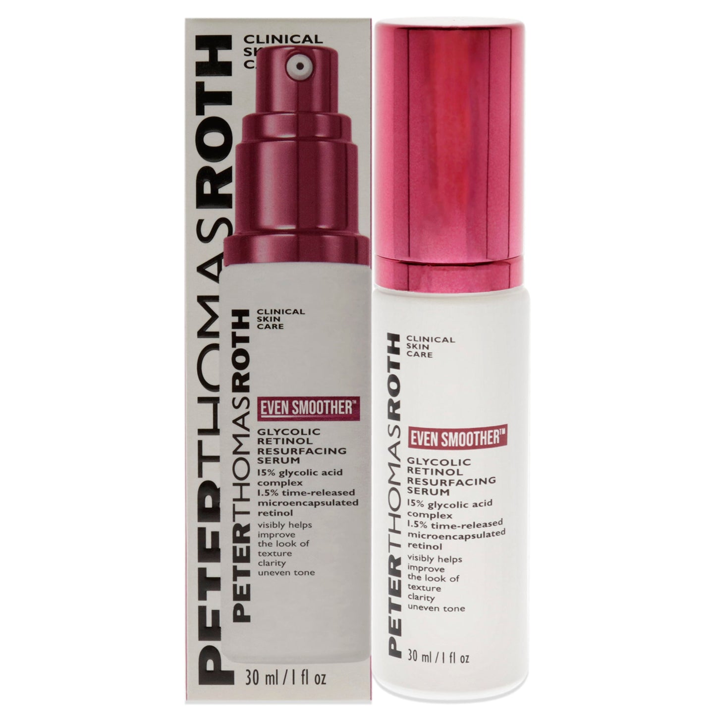 Even Smoother Glycolic Retinol Resurfacing Serum by Peter Thomas Roth for Women - 1 oz Serum
