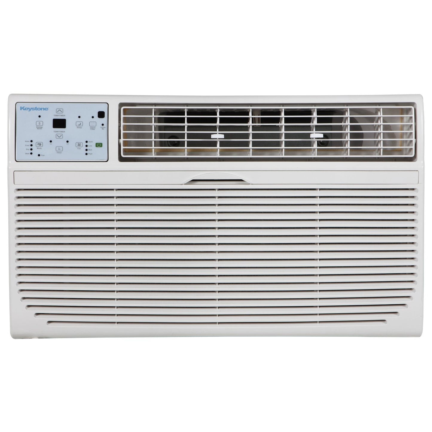 Keystone 10.000-BTU 230V Through-the-Wall Air Conditioner with 10.600-BTU Supplemental Heat Capability