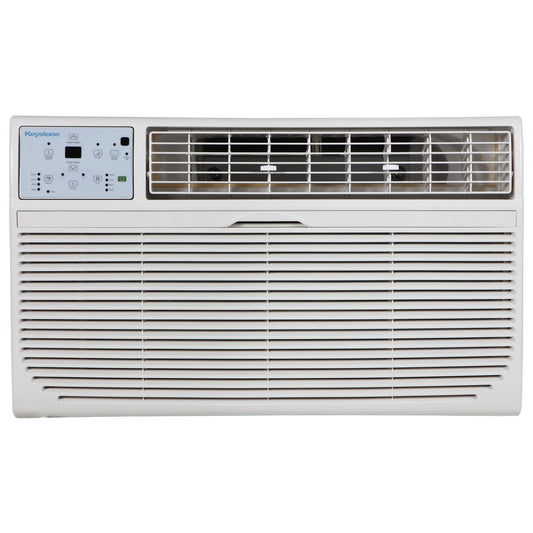 Keystone 10.000-BTU 230V Through-the-Wall Air Conditioner with 10.600-BTU Supplemental Heat Capability