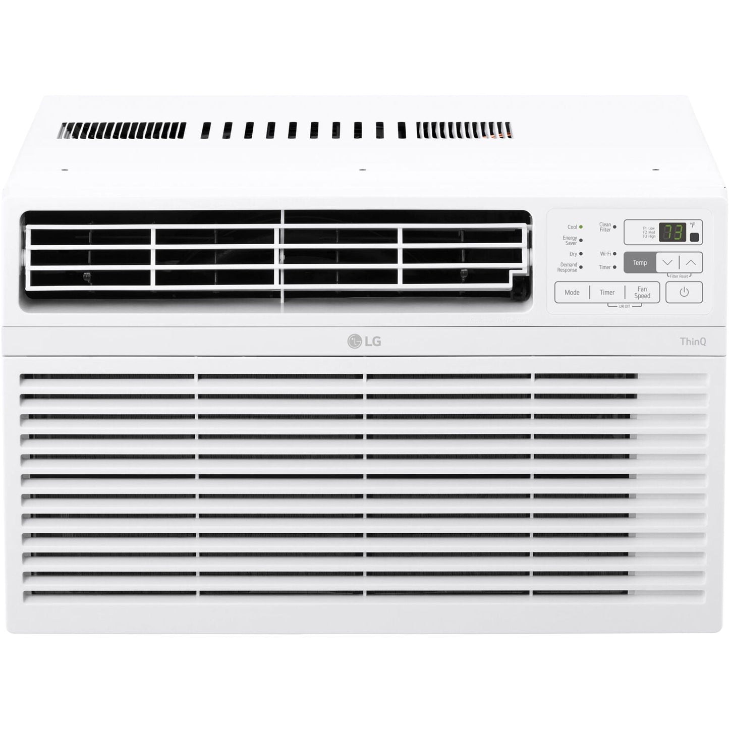 LG 8.000 BTU 115V Window-Mounted Air Conditioner with Wi-Fi Control