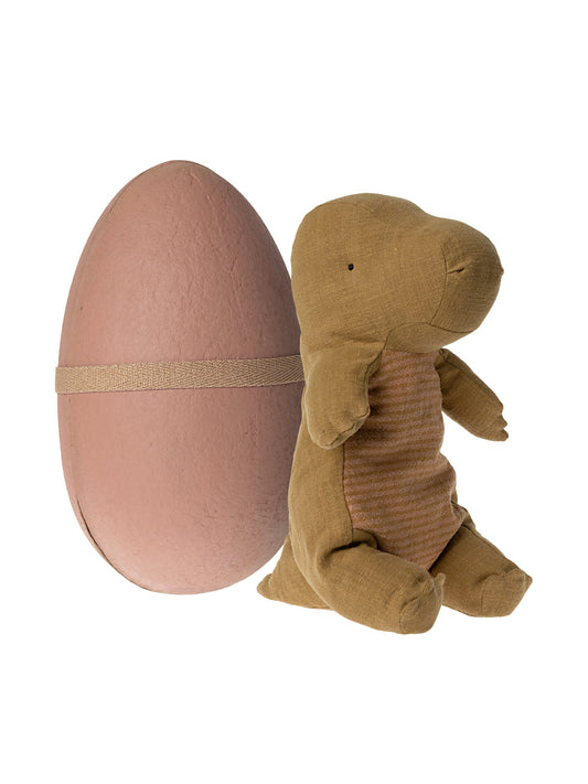 Maileg Gantosaurus in Dark Ocher Egg Medium