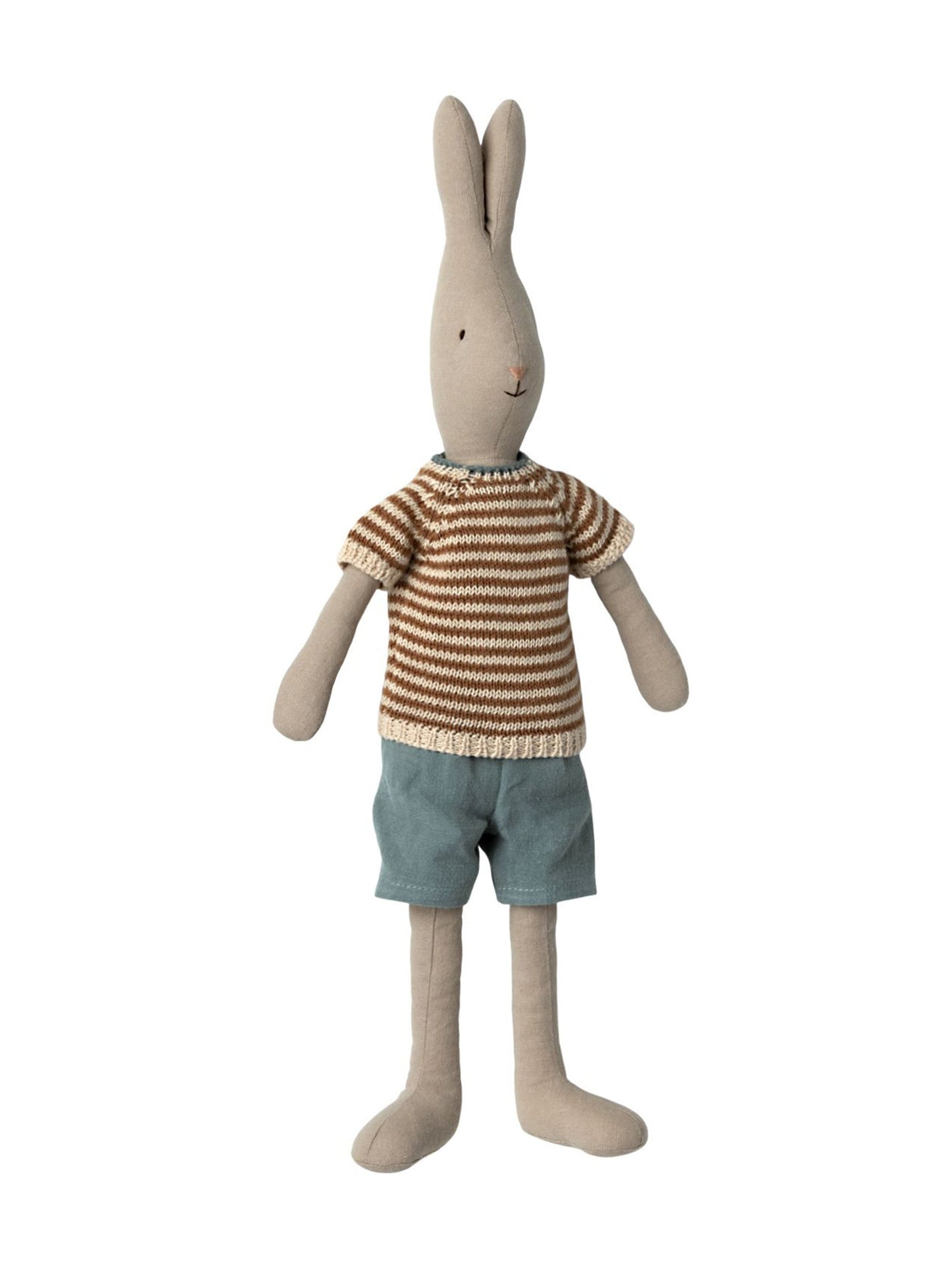 Maileg Rabbit Size 3 Classic Knitted Shirt and Shorts
