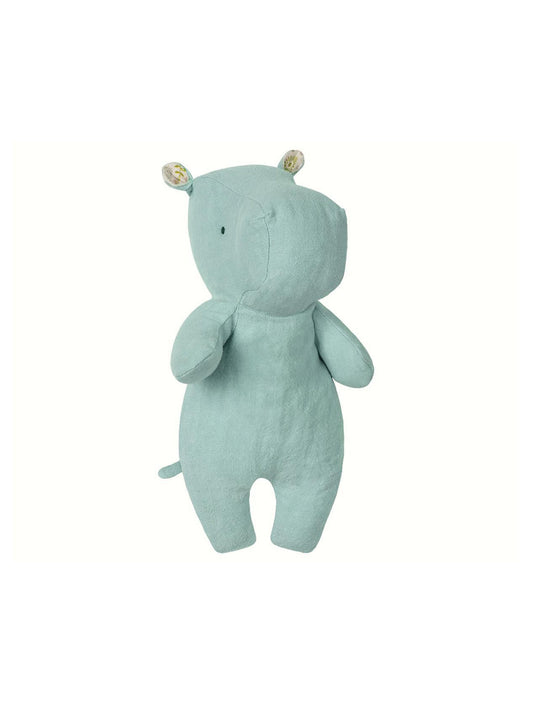 Maileg Safari Friends Small Hippo Aqua Weston Table