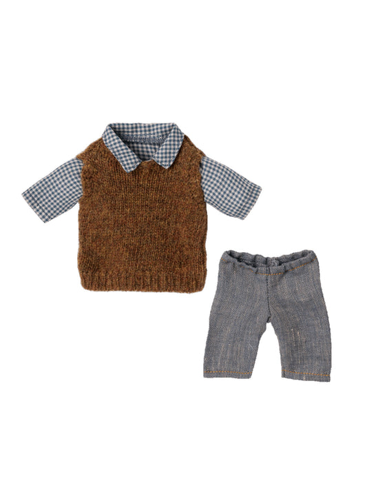 Maileg Shirt, Slipover and Pants for Teddy Dad