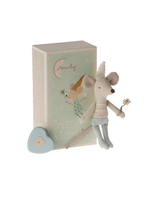 Maileg Tooth Fairy Little Brother Mouse in Matchbox