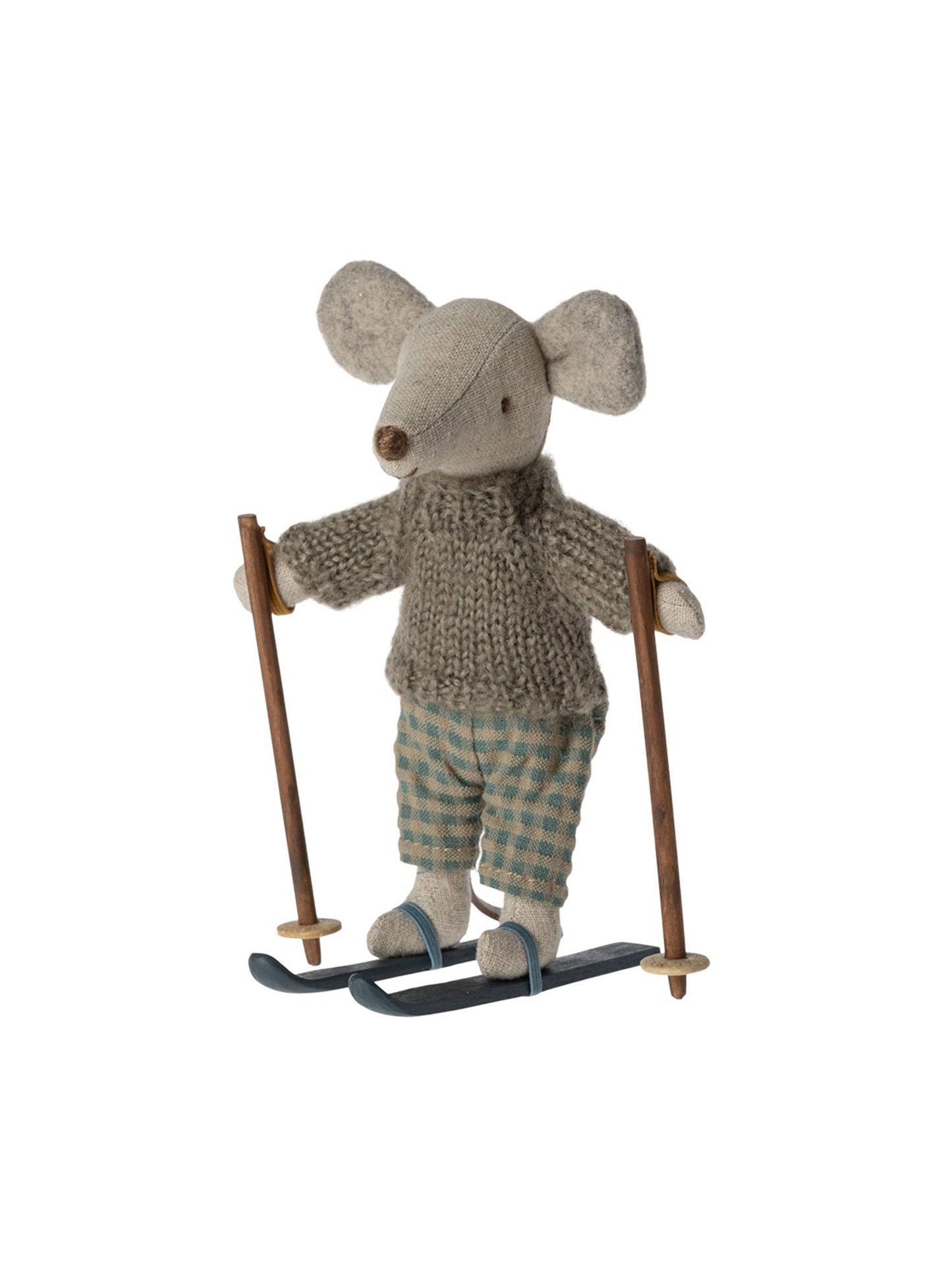 Maileg Winter Mouse Big Brother With Skis
