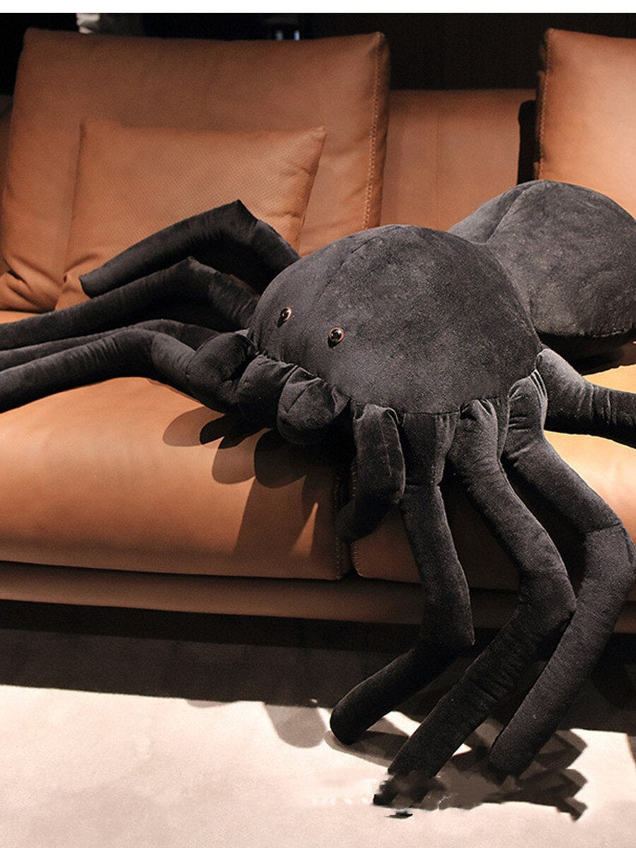 Simulation Spider Doll Cuddle Pillow Plush Toy Dark Series