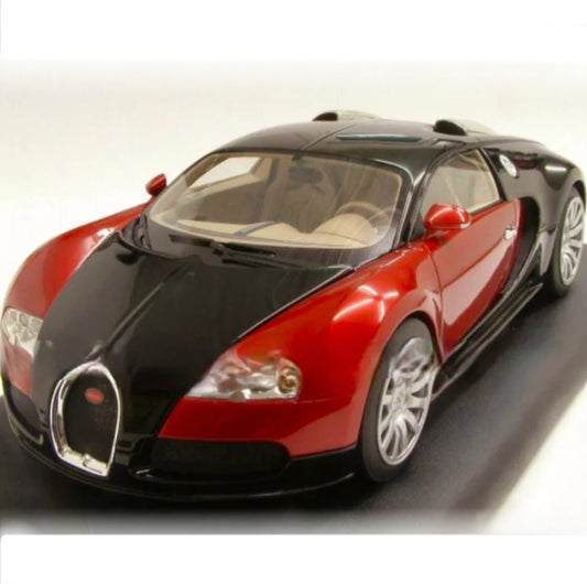 Collectible Bugatti Veyron Black & Red 16.4 , Scale 1:14 with Lights and Remote Control