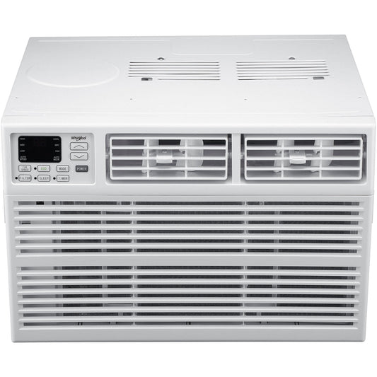 Whirlpool 12.000 BTU 115-V 550 Sq.Ft Window Air Conditioner with Remote. White. WHAW121BW