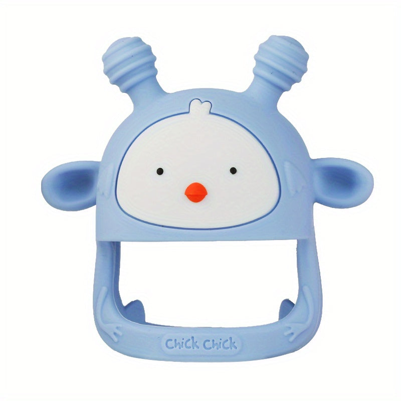 Silicone Baby Teething Toy Never Drop Infants Toys Baby Teether Infant Rattling Teether Soothing Pacifier Teething Toys For Babies 6-12 Months BPA Free (1/2 Pack)