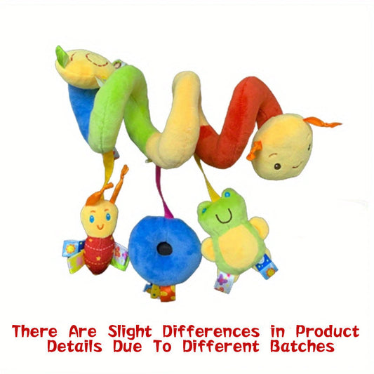 Soft Plush Baby Spiral Toy - Perfect Gift for 0-12 Months Olds - Car Seat, Crib, Crib, Stroller, and Cot Favorite!