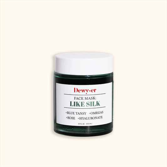 Like Silk Face Mask - Zero Waste Face Mask, Vegan, Overnight Mask, Hyaluronate, 3.3 fl. oz.