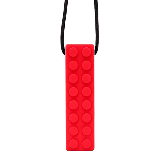 Sensory Chewing Necklace Teether: Food Grade Silicone Gum for Teething Needs, Anti-Eating Fun Toy for Boys & Girls!