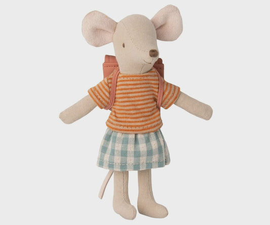 Tricycle Mouse, Big Sister w/ Bag