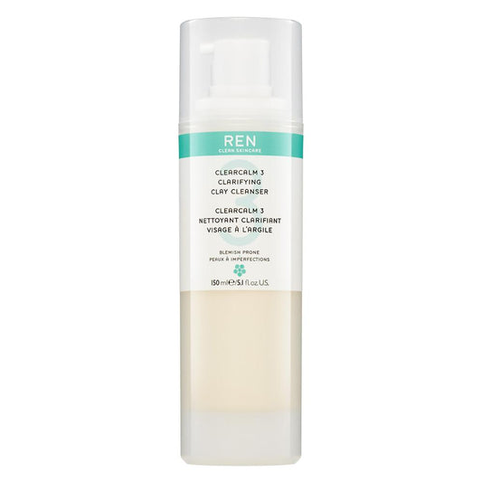 Ren Clean Skincare Clear Calm 3 Clarifying Clay Cleanser 5 oz
